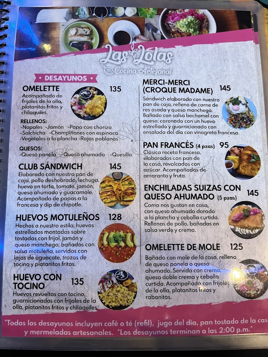 La Casa De Las Lolas Menu - Image 3