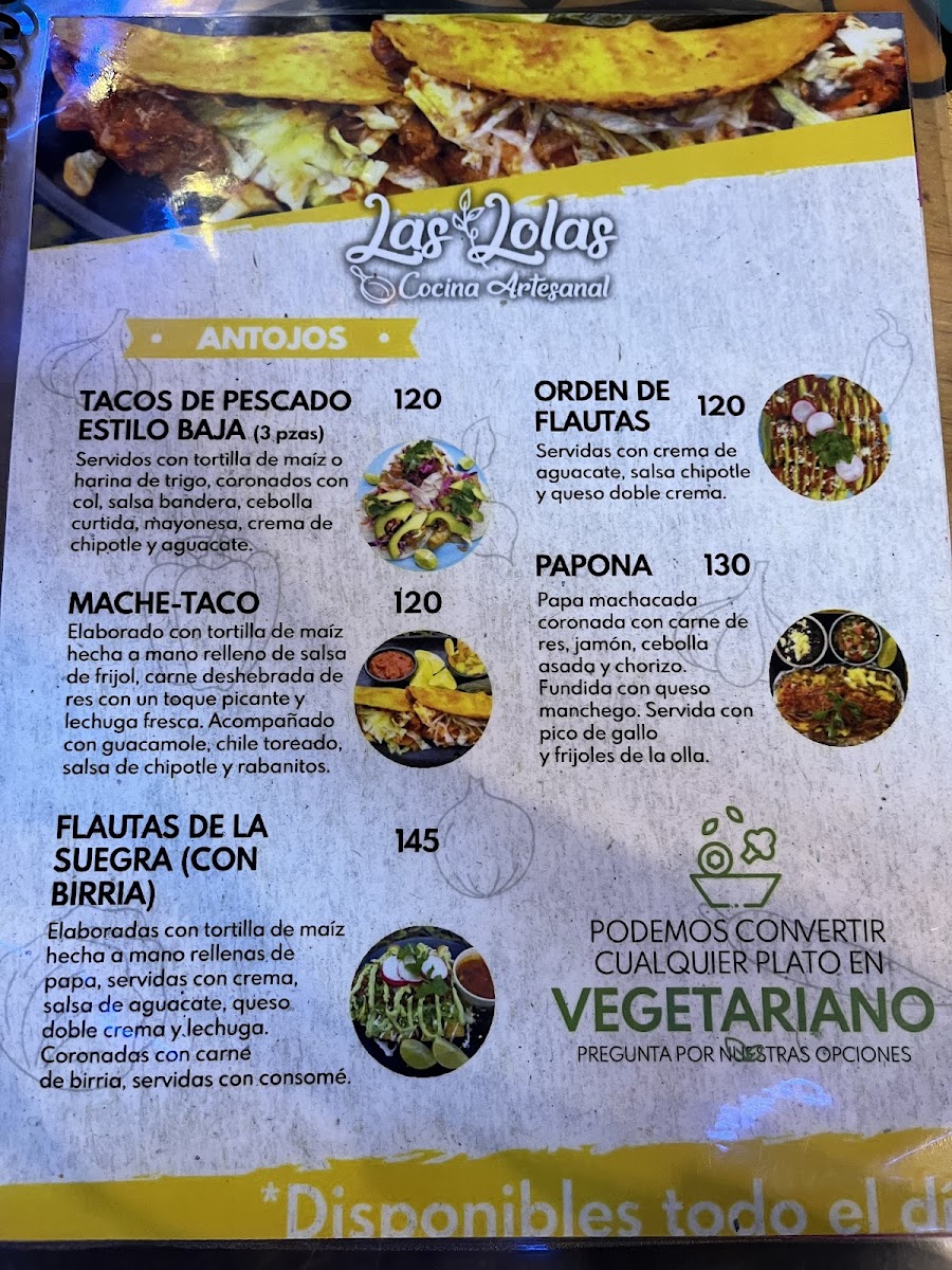 La Casa De Las Lolas Menu - Image 4
